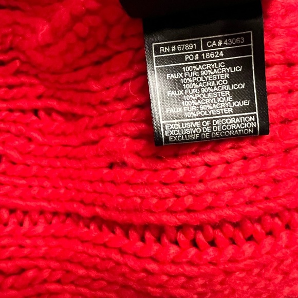 NFL Kids Red Chiefs Knit Hat with Pom - Picture 5 of 6